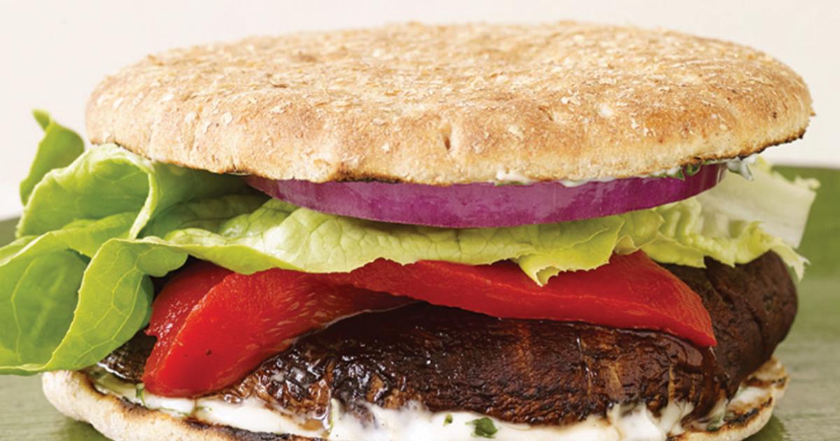 Brownberry® Premium Breads Grilled Portobello Burger with Basil Mayo